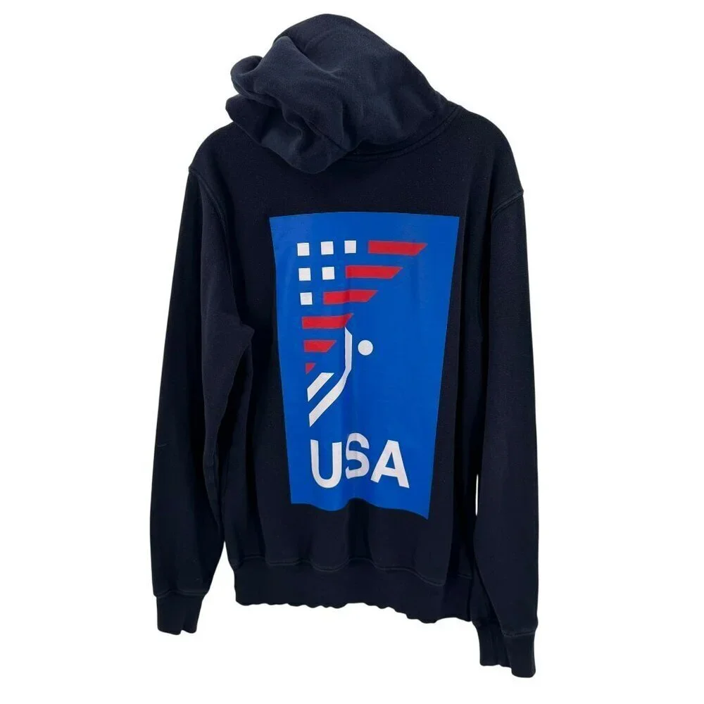 The North Face Climb USA Black Hoodie Mens Size S